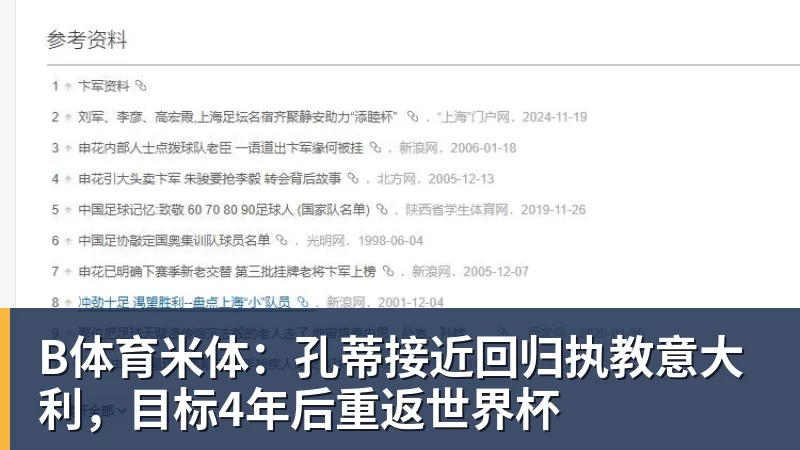 B体育正式官宣！AC米兰前任主帅上任昔日冠军队，压力不小备受指责 - b体育·(sports)官方网站 - 专业体育用品研发与销售